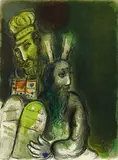 Marc Chagall, Aus: Exodus, 1966, Lithograph printed in colours