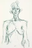 3 Bll.: Buste de femme. Femme debout. Frau im Profil nach links by Alberto Giacometti, 1961, Lithograph, sold Mar 2003