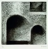 Henry Moore, 2 Bll.: Tunnel - Arch and Window. Woman with Arms Crossed