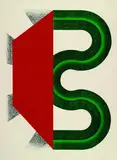 Kumi Sugai, Komposition, Lithograph printed in colours
