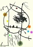 Joan Miró, Aus: Passage de l'Egyptienne, 1985, Colour etching