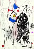 Joan Miró, Aus: Passage de l'Egyptienne, 1985, Colour etching