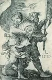 Lucas van Leyden, Kriegerische Knaben, 1527, Copper engraving
