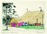 Alexander Olbricht, 11 Bll. Verschiedene Motive, Drawing