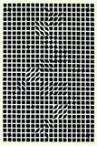 Victor Vasarely, Black and White, Silkscreen