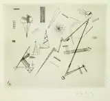 Wassily Kandinsky, Kreis der Freunde des Bauhaus, Drypoint