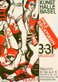 Max Beckmann, Trapez, 1928, Lithograph printed in colours