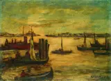 Willy Davidson, Venedig, Oil on canvas