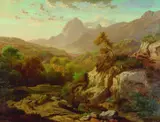 Albert Zimmermann, Hochgebirgslandschaft (Karawanken)