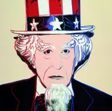Andy Warhol, Uncle Sam, 1981, Silkscreen printed in colours