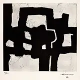 Eduardo Chillida, Homenaje à Picasso, 1972, Etching