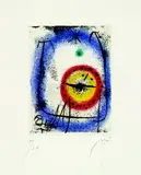 Joan Miró, Le prophète, 1959, Colour etching