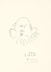 Shakespeare by Pablo Picasso, 1965, Lithograph, sold Dec 2002