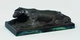 Willy Zügel, Liegender Eisbär, Bronze