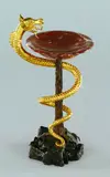 2 Objekte: Caducée I. Caducée II by Salvador Dalí, Bronze, sold Dec 2002