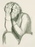 Käthe Kollwitz, Nachdenkende Frau (II. Fassung)