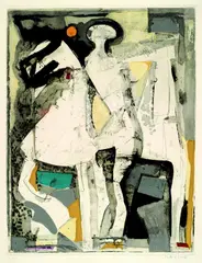 In Equilibrio by Marino Marini, 1975, Aquatint, sold Dec 2002