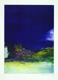 Zao Wou-ki, 2 Bll.: Untitled, 1976, Aquatint printed in colours