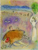 Marc Chagall, Dorkons List, 1957, Lithograph printed in colours