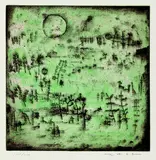 Zao Wou-ki, 2 Bll.: Paysage au soleil. Arbrisseaux