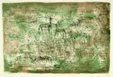 Zao Wou-ki, 2 Bll.: Les cerfs. L'aurore
