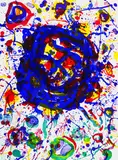 Sam Francis, Ohne Titel (Poèmes dans le ciel), 1986, Lithograph printed in colours
