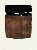 Eau-forte XXVI by Pierre Soulages, 1974, Colour etching, sold Dec 2002
