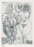 Pablo Picasso, 8 Bll. aus: La Célestine, 1968, Etching