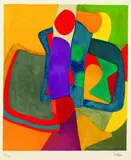 Maurice Estève, Messidor, 1981, Lithograph printed in colours