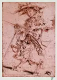 Horst Janssen, 9 Bll.:  Schumann. Vorgetäuschtes Wissen. (2 Exx.) Kopfweide. Langenhorner Jubilate I,III,V. Versuch in Kugelschreiber, Filz- und Asphaltlack. Landschaft - Sketch, 1966, Etching