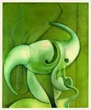 Max Ernst, Tête d'homme, 1971, Photolithograph