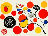 Alexander Calder, Komposition, Silkscreen