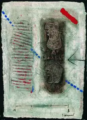 Komposition by James Coignard, Oil, sold Dec 2002