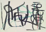 Fritz Winter, Verflechtung, 1951, Colour etching