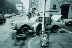 Michael Bogumil, Flat Tyre, N.Y. 1993, 1993, Gelatin silver print