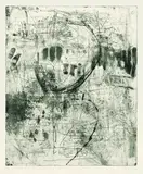 Gerhard Hoehme, Leseblatt für Analphabeten, 1963, Etching