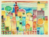 Eduard Bargheer, Vormittag, 1972, Colour etching