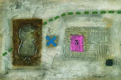 Komposition by James Coignard, Oil, sold Dec 2002