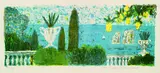 Landschaft auf Capri by Max Peiffer Watenphul, 1959, Lithograph printed in colours, sold Dec 2002