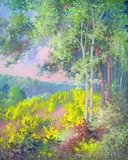 Theodor Johannsen, Märkische Landschaft, 1935, Oil on canvas