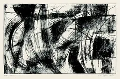 Komposition by Rolf Cavael, 1953, Drawing, sold Dec 2002