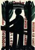 2 Bll.: Drucker by HAP Grieshaber, 1965, Woodcut printed in colours, sold Dec 2002