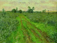 Landschaft by Hans von Bartels, 1895, Oil on canvas, sold Dec 2002