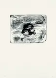 Improvisation en noir et blanc I by Antoni Tàpies, 1987, Lithograph, sold Dec 2002