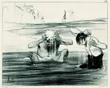 Honoré Daumier, 23 Bll. aus unterschiedlichen Folgen