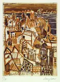 Eduard Bargheer, 2 Bll.: Blankenese. Griechische Inselwelt, 1973, Colour etching