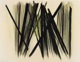 Hans Hartung, Ohne Titel, 1957, Charcoal drawing
