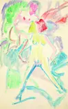 Zwei Badende by Ernst Ludwig Kirchner, 1909, Watercolour, sold Dec 2002