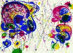 Untitled by Sam Francis, 1963, Lithograph printed in colours, sold Dec 2002