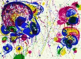 Sam Francis, Untitled, 1963, Lithograph printed in colours